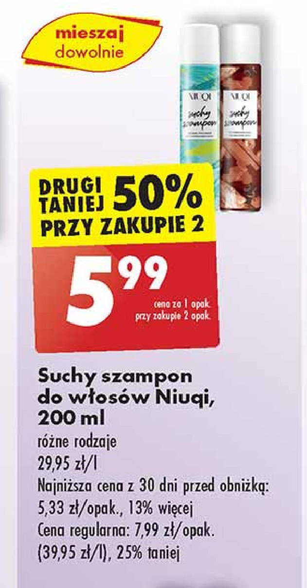 Suchy szampon original promocja