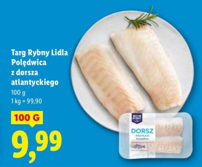 Polędwica z dorsza atlantyckiego promocja w Lidl