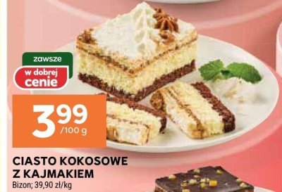 Ciasto kokosowe z kajmakiem Cukiernia Staropolska promocja w Stokrotka