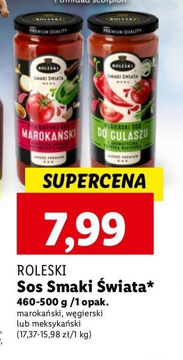 Sos meksyka艅ski Roleski smaki 艣wiata promocja