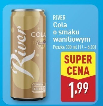 Napój cola wanilia River promocja