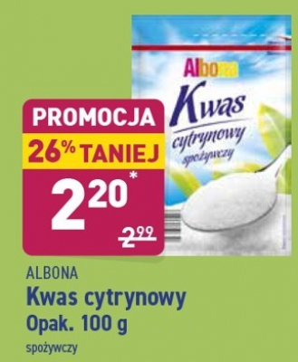 Kwas cytrynowy Albona promocja