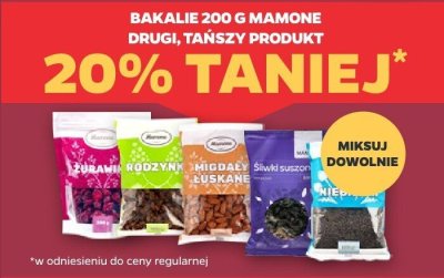 Bakalie 200 g (różne rodzaje) promocja w Netto
