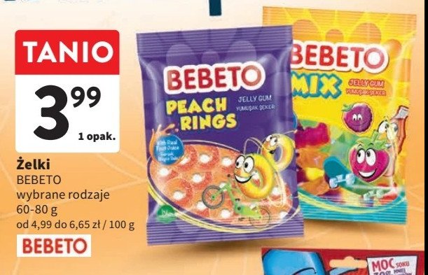 Żelki mix Bebeto promocja
