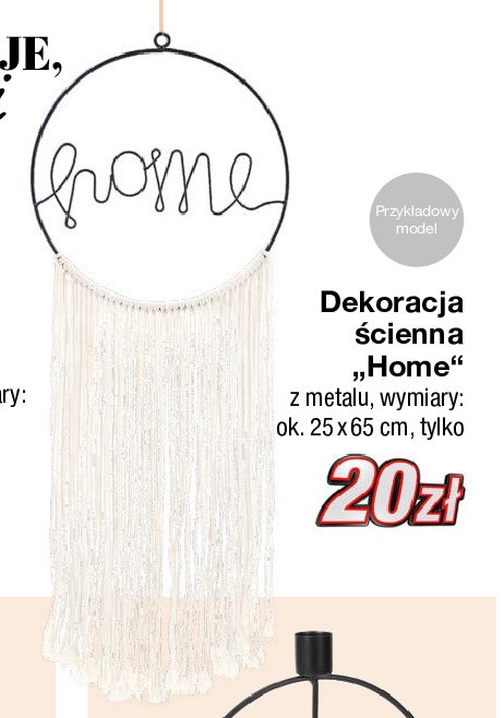 Dekoracja 艣cienna home promocja