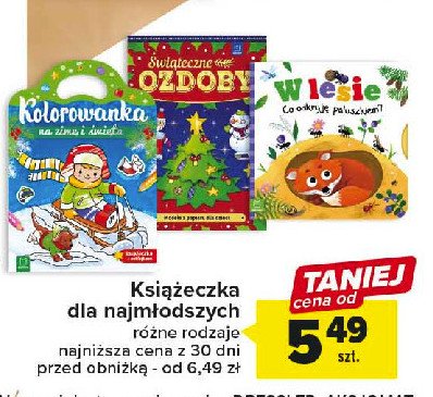 Kolorowanka na zim臋 i 艣wi臋ta promocja