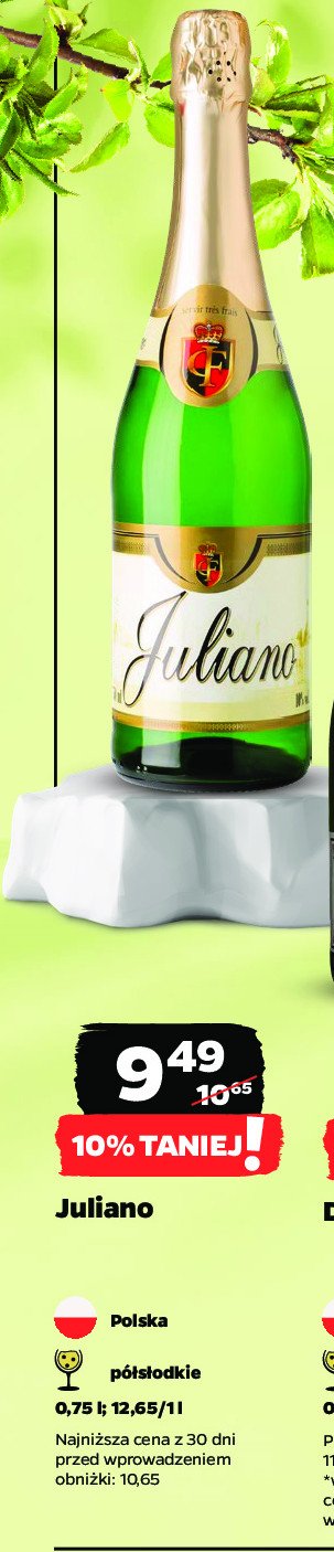 Wino JULIANO promocja w Netto