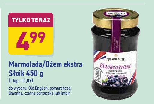 Dżem old english British style promocja