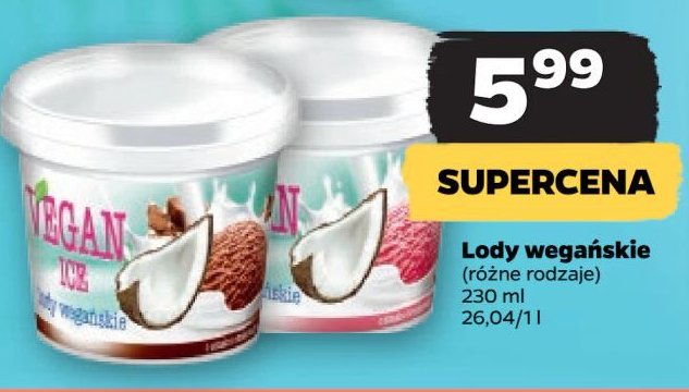 Lody wega艅skie czekoladowe Ice mastry vegan ice promocja