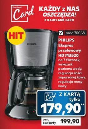 Ekspres przelewowy hd7435/20 Philips promocja
