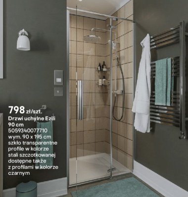 Drzwi uchylne Ezili 90 cm promocja w Castorama