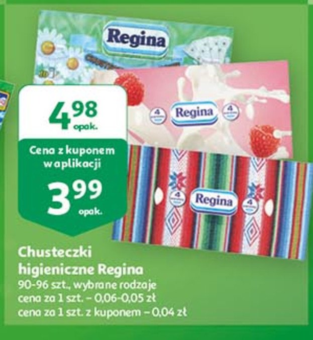 Chusteczki higieniczne 9-pak Regina delicatis promocja