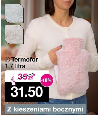 Termofor z kieszeniami bocznymi promocja w Woolworth