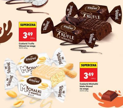 Cukierki Trufle Wawel na wagę promocja w Biedronka