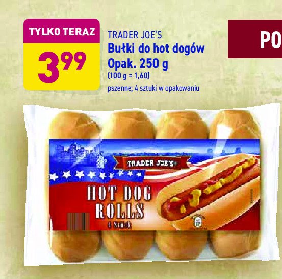 Bułki do hot dogów Trader joe's promocja