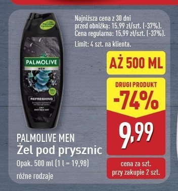 Żel pod prysznic refreshing Palmolive for men promocja