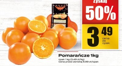 Pomara艅cze Sanlucar promocja w Supeco