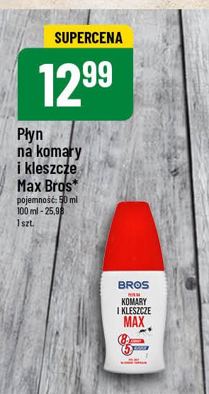 Płyn na komary i kleszcze max Bros promocja