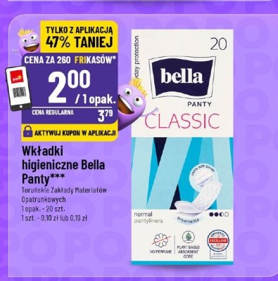 Wkładki higieniczne Bella Panty Classic promocja w POLOmarket