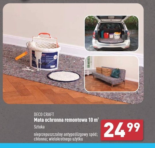 Mata ochronna remontowa 10m2 Deco craft promocja