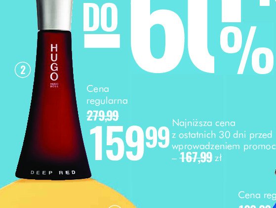 Woda perfumowana Hugo boss deep red Hugo by hugo boss promocja