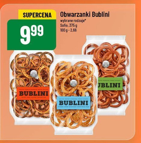 Obwarzanki bublini z makiem Sofio promocja