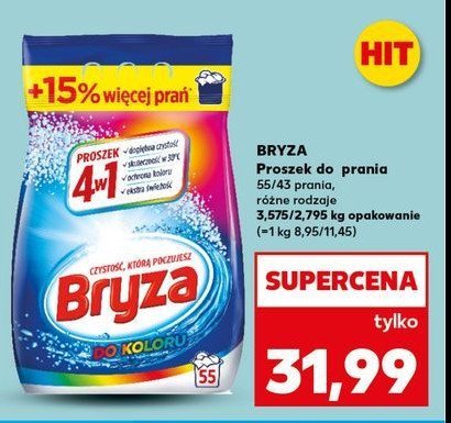Proszek do prania kolor Bryza promocja