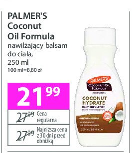 Balsam do ciała cocoa nawilżający Palmer's cocoa butter formula promocja