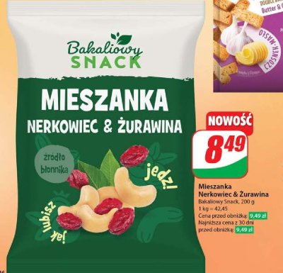 Mieszanka nerkowiec & 偶urawina Bakaliowy snack promocja