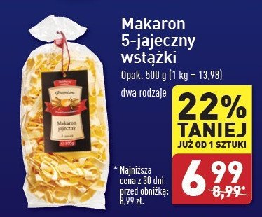 Makaron 5-jajeczny wstążki promocja