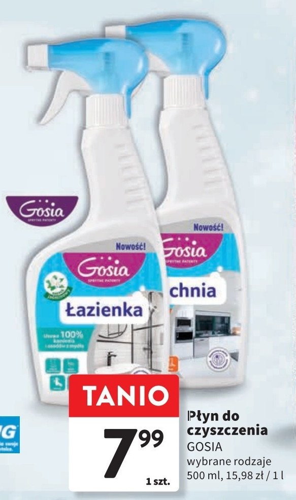 Spray do czyszczenia łazienki Gosia promocja w Intermarche