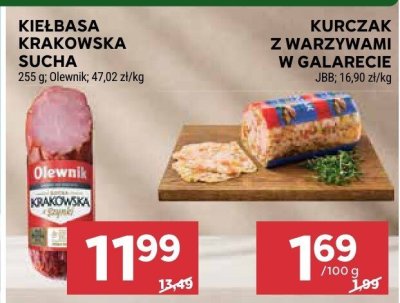 Kurczak z warzywami w galarecie JBB 16,90 zł/kg promocja w Stokrotka