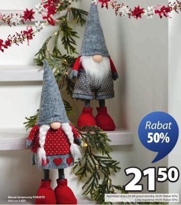 Skrzat świąteczny FORSETE promocja w Jysk