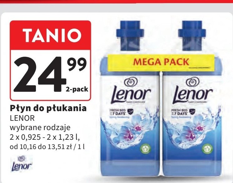 Płyn do płukania spring awakening Lenor promocja w Intermarche