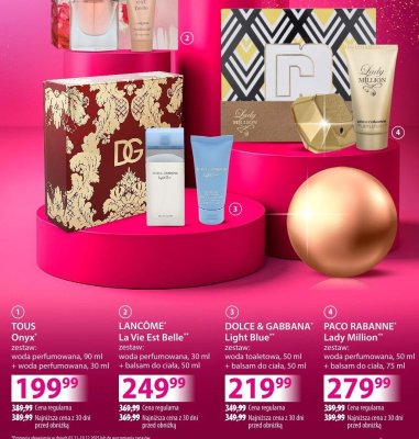 Zestaw perfum PACO RABANNE Lady Million woda perfumowana 50 ml + balsam do ciała 75 ml promocja w Hebe