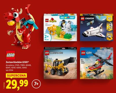 Zestaw klocków LEGO promocja w Lidl