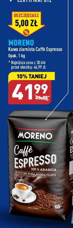 Kawa Moreno caffe espresso promocja