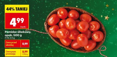 Pomidor śliwkowy 500 g promocja w Biedronka
