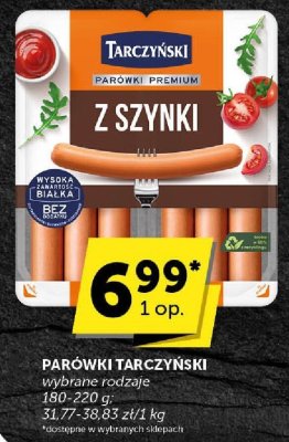 Parówki Tarczyński wybrane rodzaje promocja w ABC