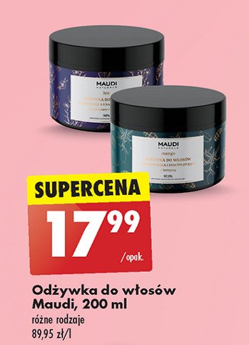 Odżywka do włosów bez Maudi naturals promocja
