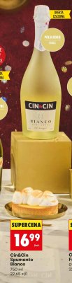 Wino musujące Cin&Cin Spumante Bianco promocja w Biedronka