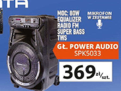 Głośnik spk5033 Manta promocja w Auchan