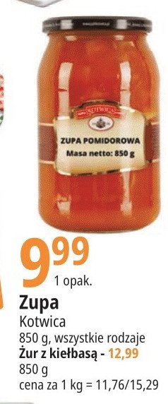 Zupa pomidorowa Kotwica promocja