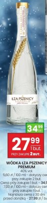 Wódka Łza Pszenicy Premium 40% vol. 0,5l promocja w Twój Market
