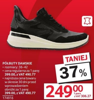 Półbuty damskie promocja w Selgros