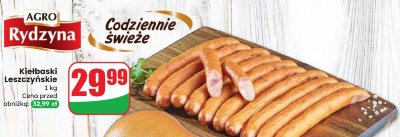 Kiełbaski Leszczyńskie promocja w Dino