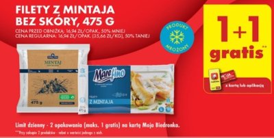 Filet z mintaja Family fish promocja