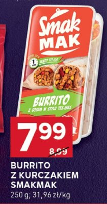 Burrito z kurczakiem Smak Mak promocja w Stokrotka