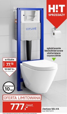 Zestaw SELVA Cersanit promocja w Leroy Merlin