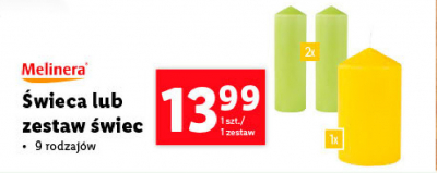 Świece Melinera promocja